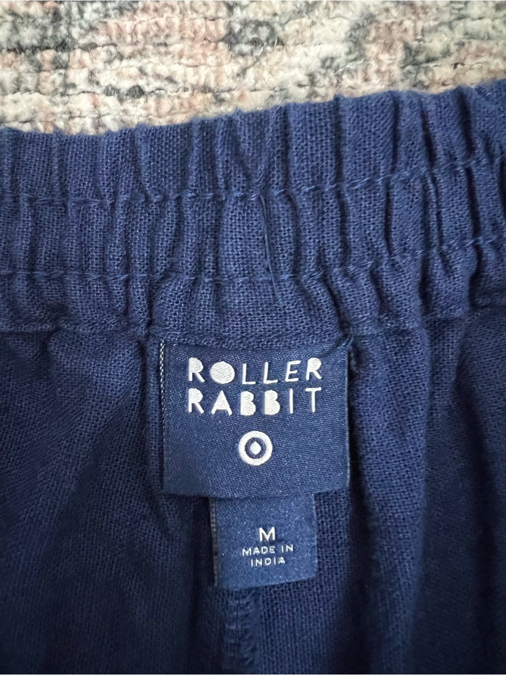 Roller Rabbit x Target Linen Blend Wide Leg Pants Womens Medium Scallop Hem NWT - Picture 15 of 16